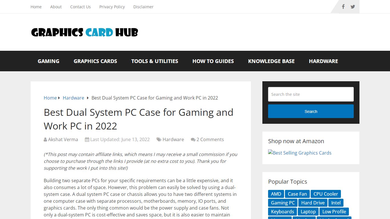 Best Dual System PC Case for Gaming and Work PC in 2022 - Graphics Card Hub